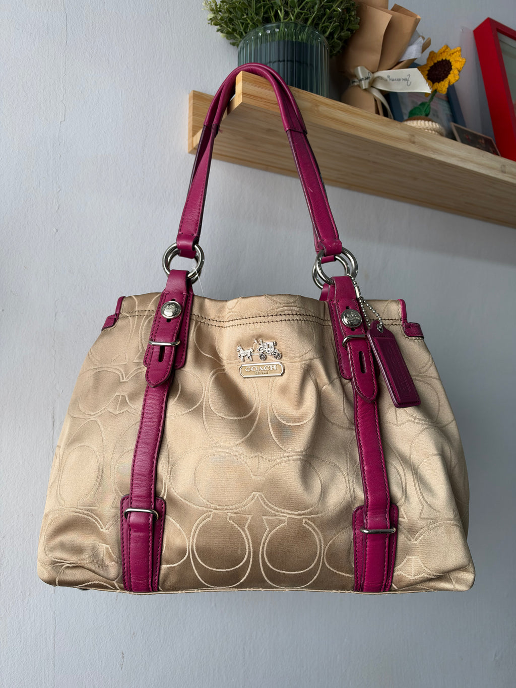 Coach Mia Signature Shoulder Bag
