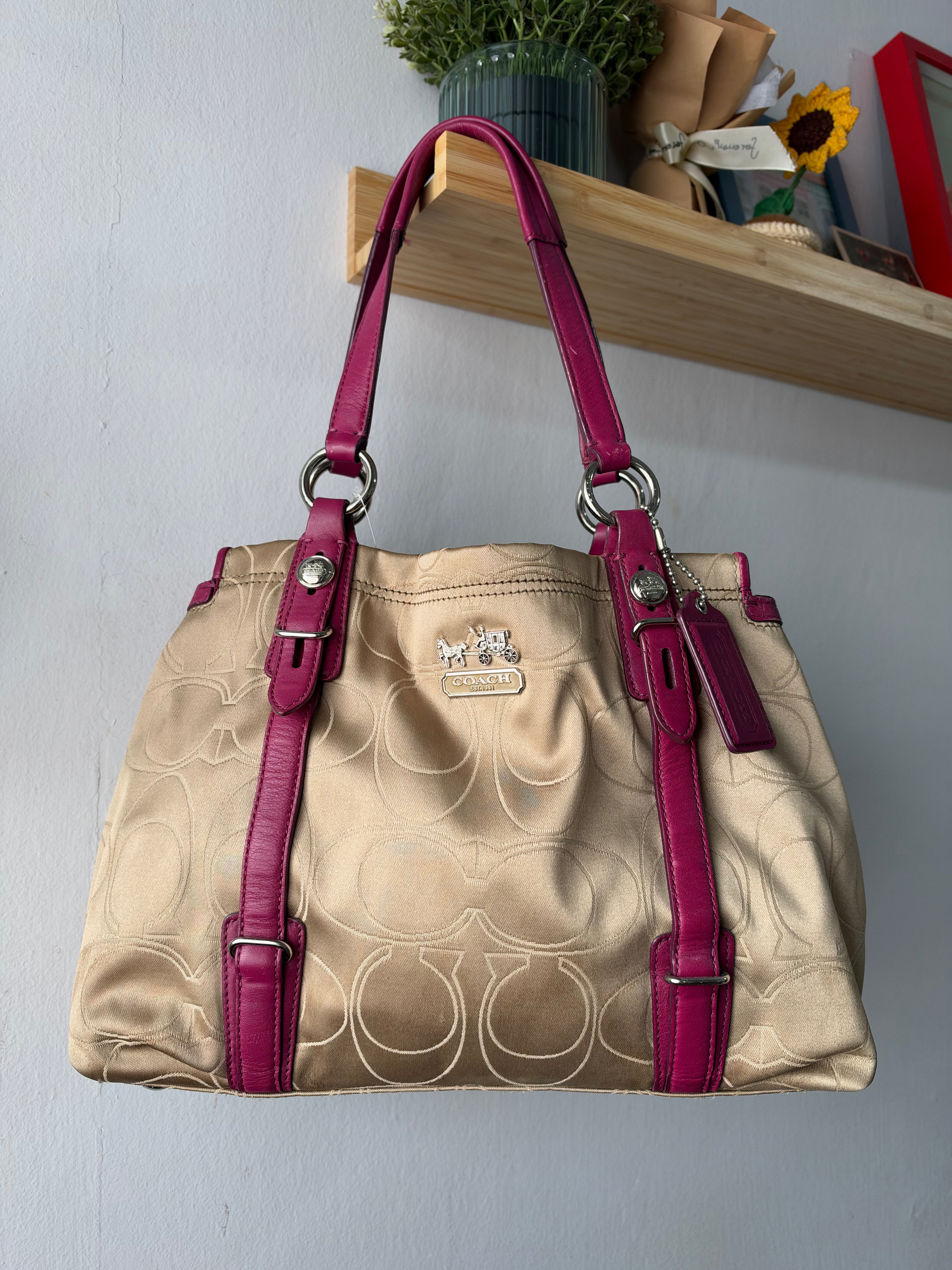 Coach Mia Signature Shoulder Bag