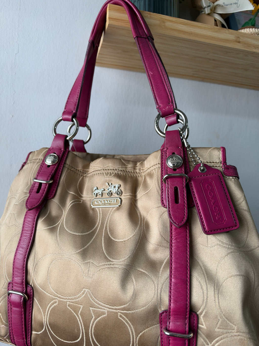 Coach Mia Signature Shoulder Bag