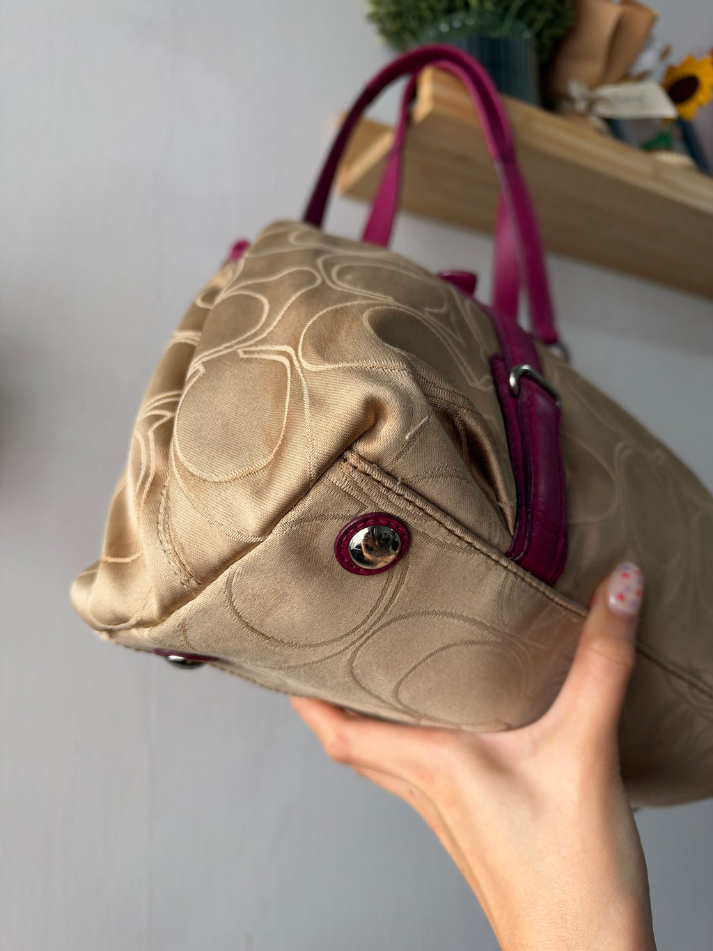 Coach Mia Signature Shoulder Bag