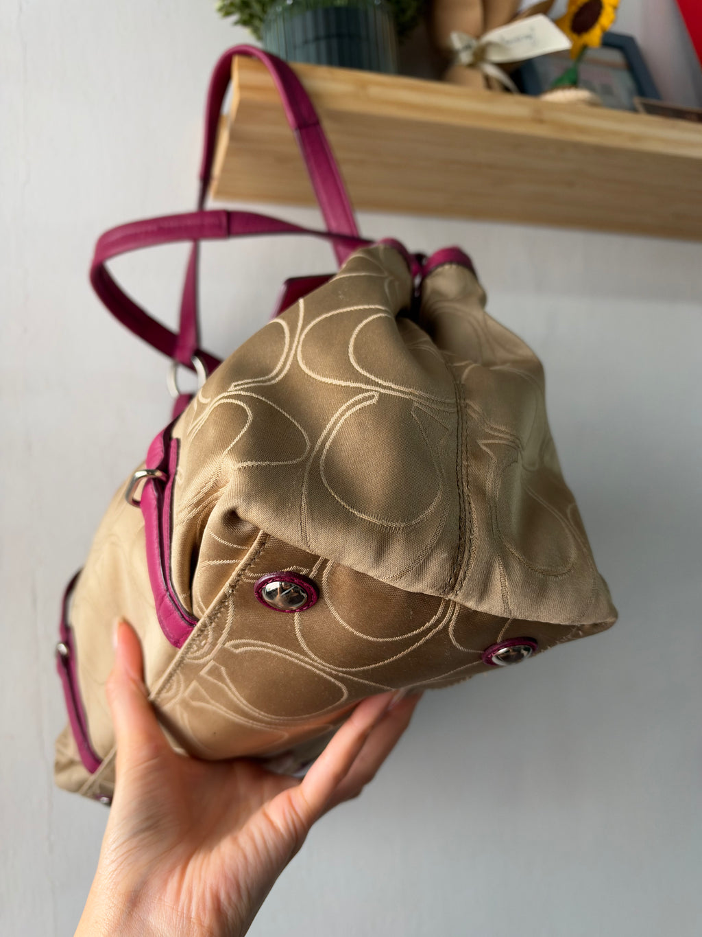 Coach Mia Signature Shoulder Bag