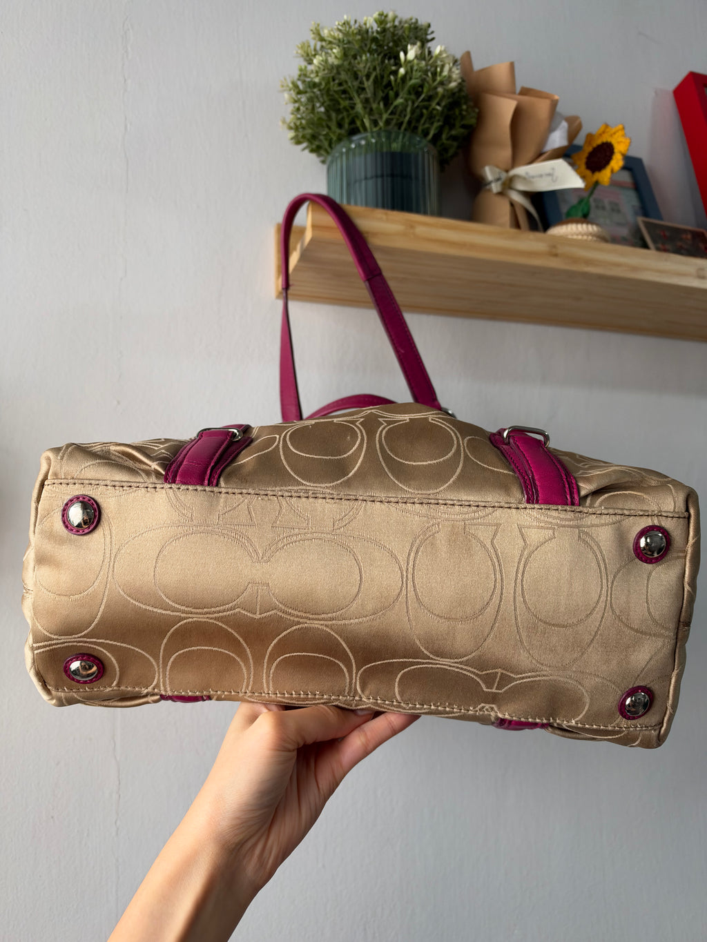 Coach Mia Signature Shoulder Bag