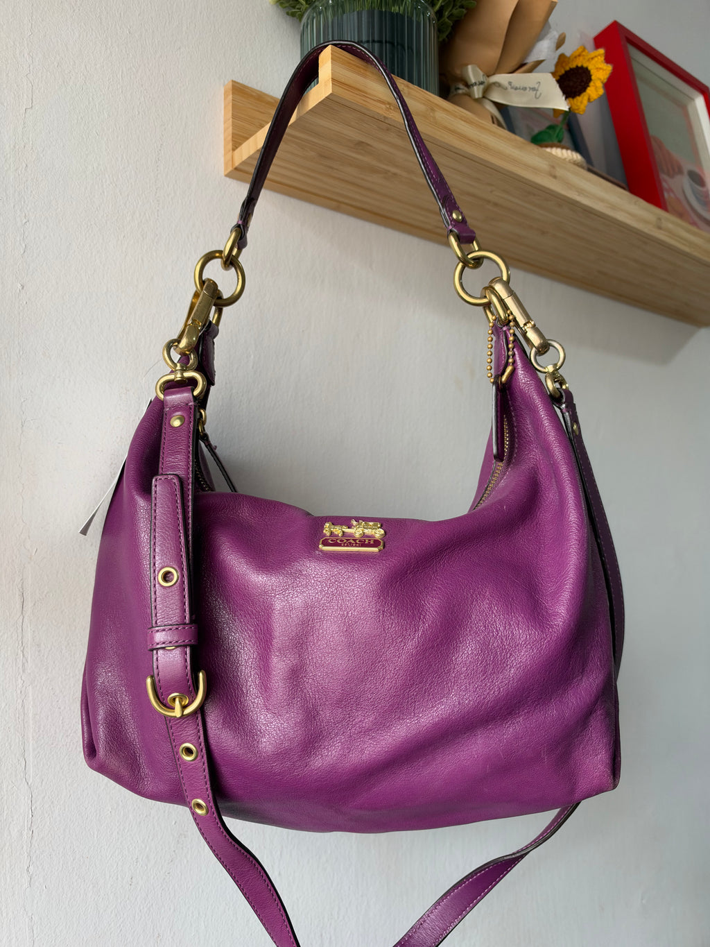 Coach Madison Hailey Convertible Hobo