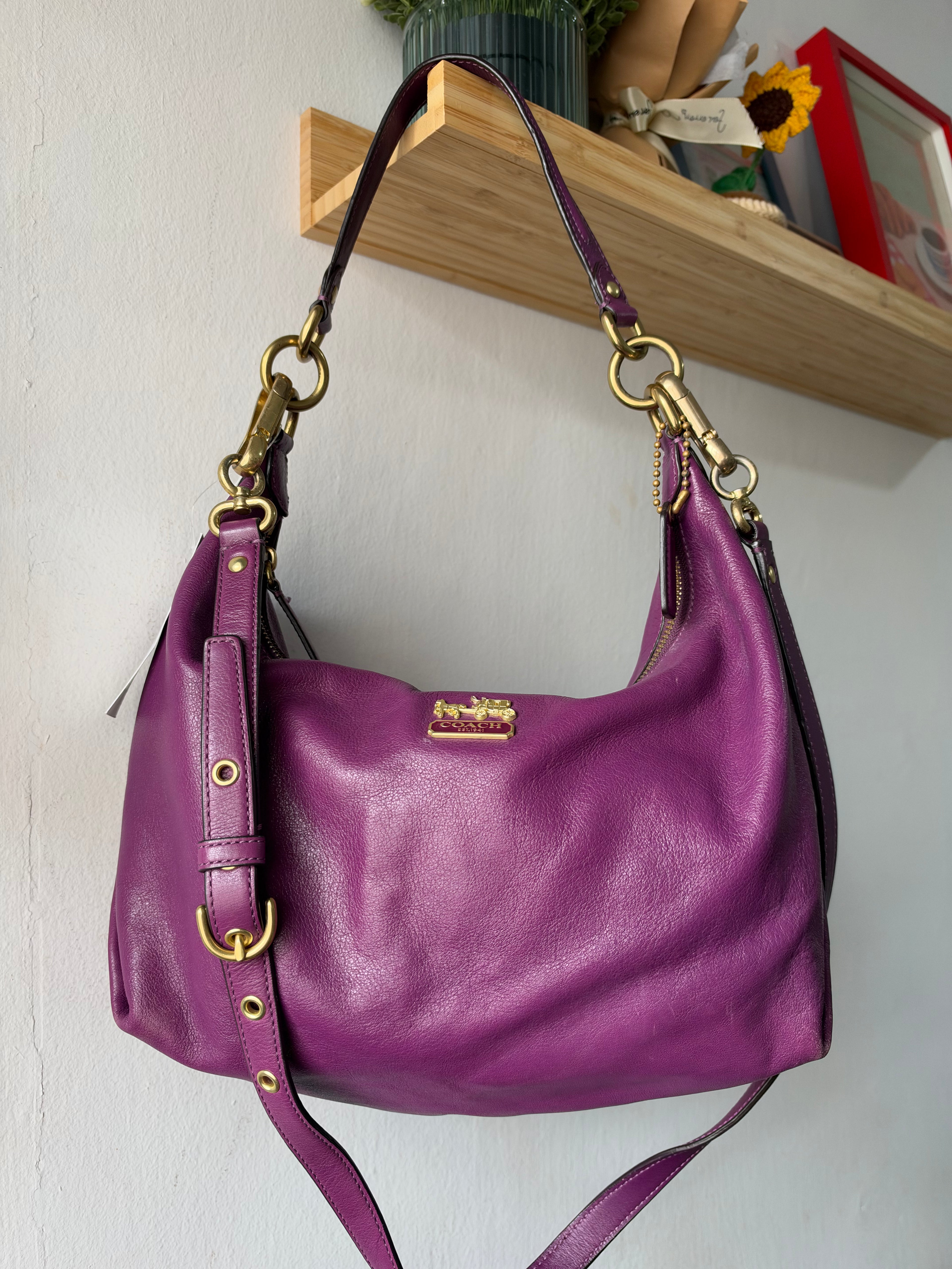 Coach Madison Hailey Convertible Hobo