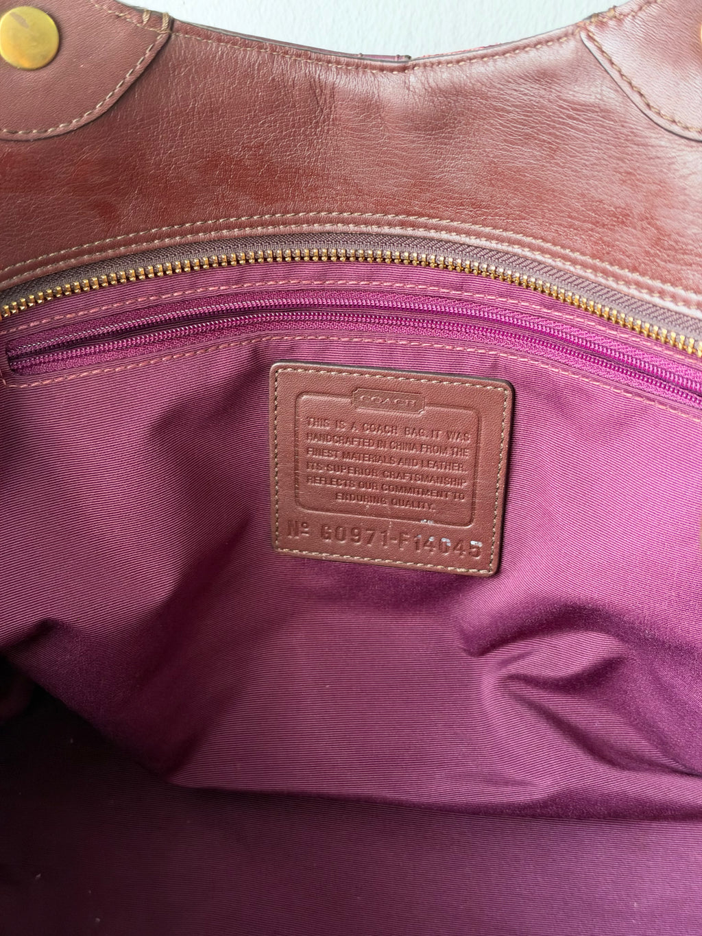 Coach Bleecker Signature Patchwork Tote