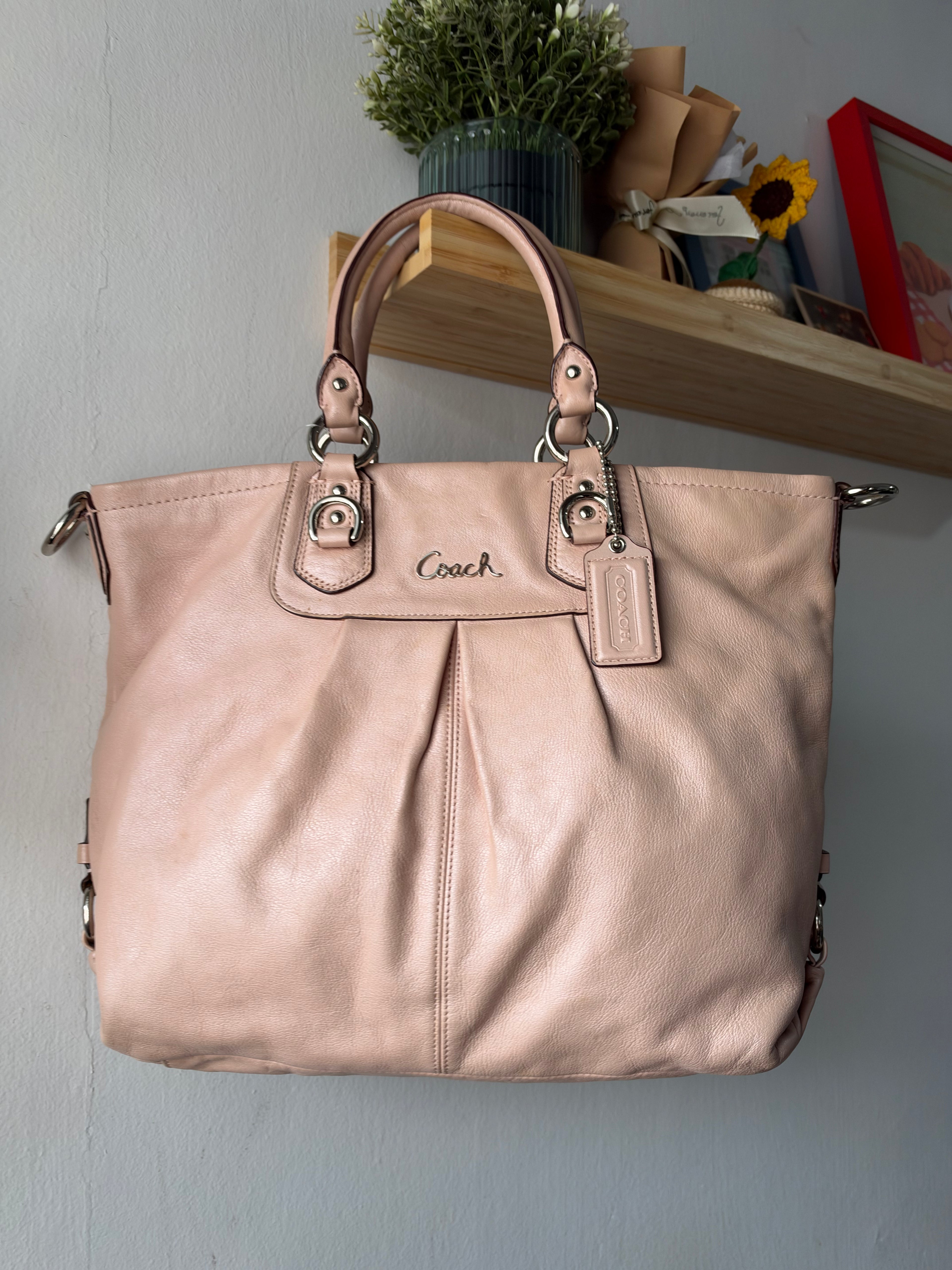 Coach Ashley Leather Satchel