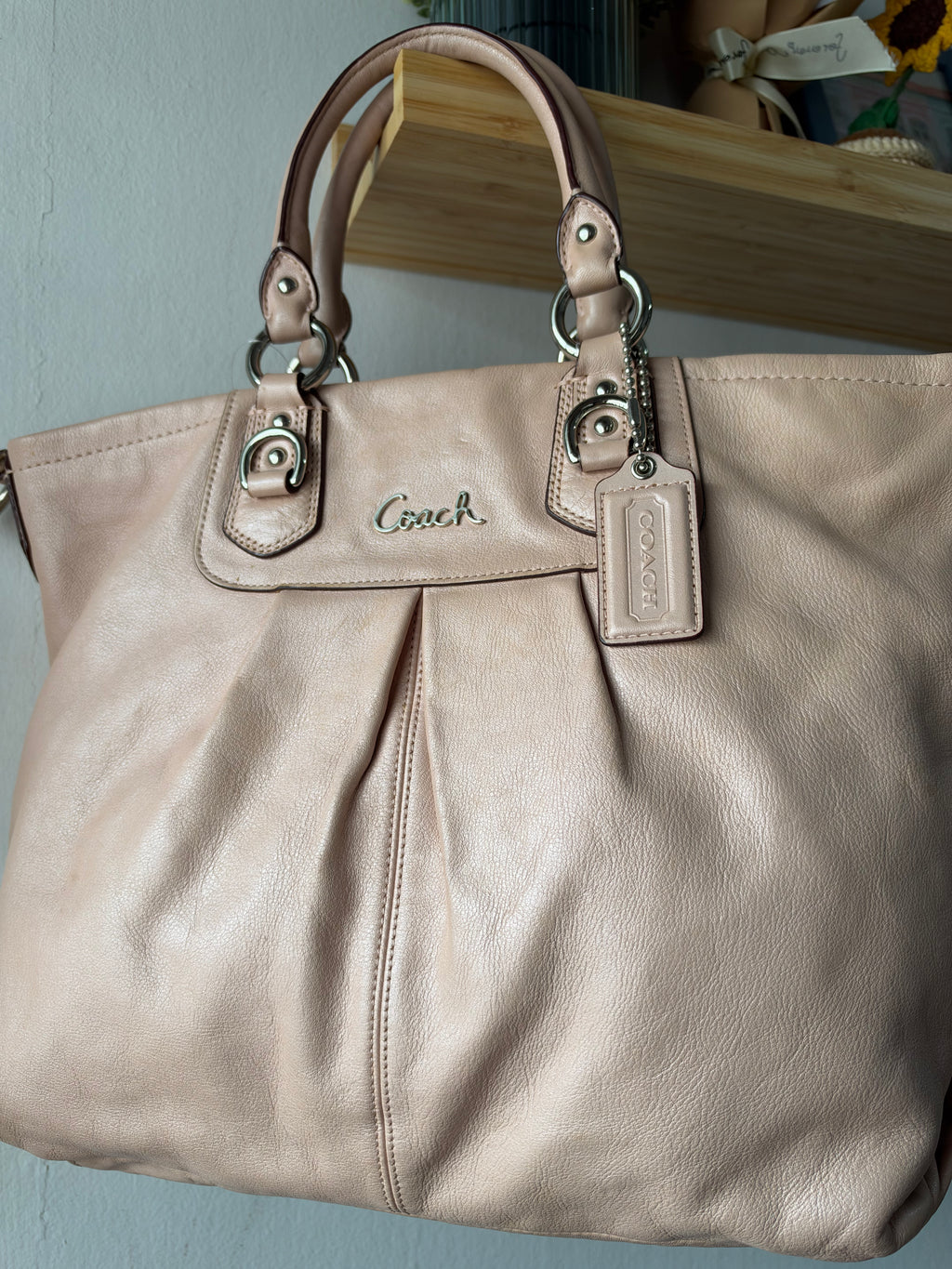 Coach Ashley Leather Satchel