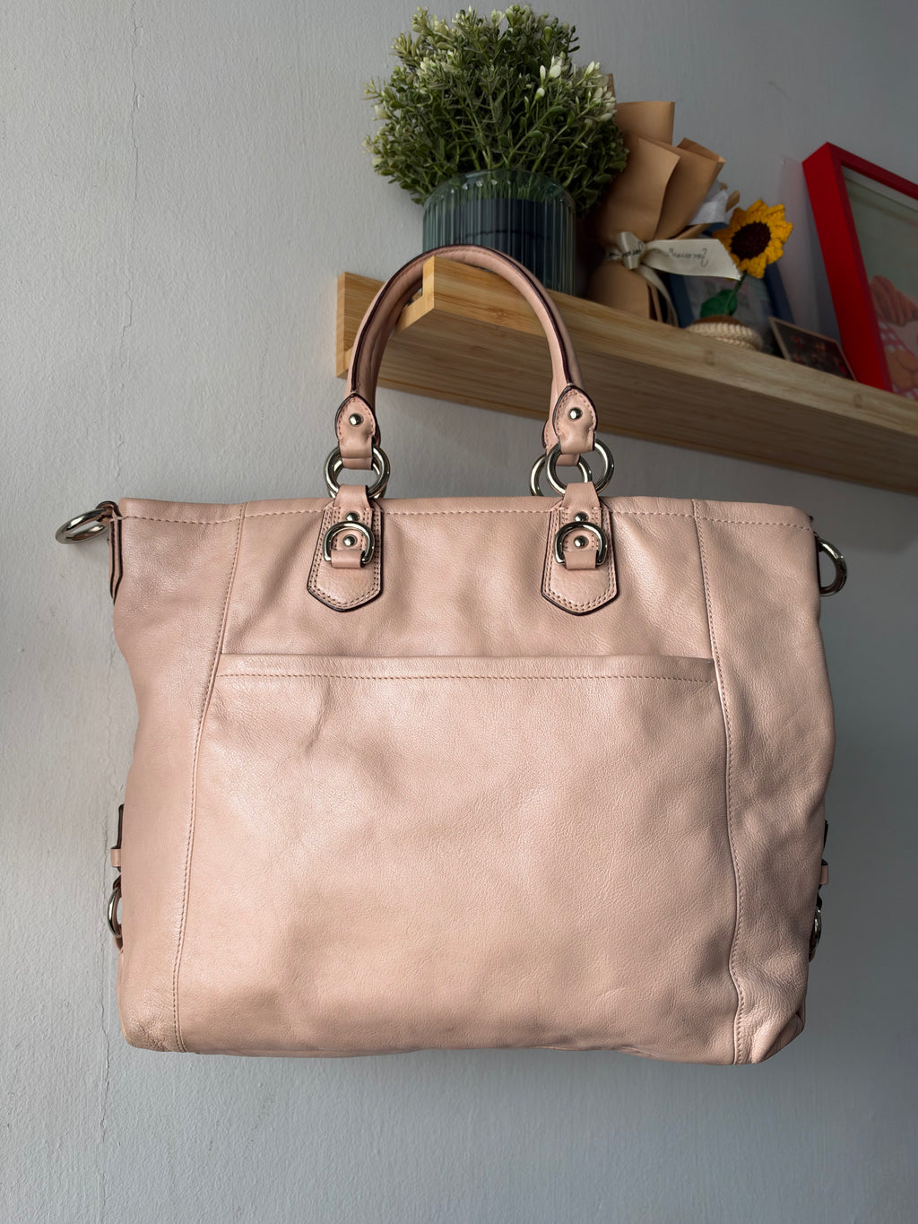Coach Ashley Leather Satchel
