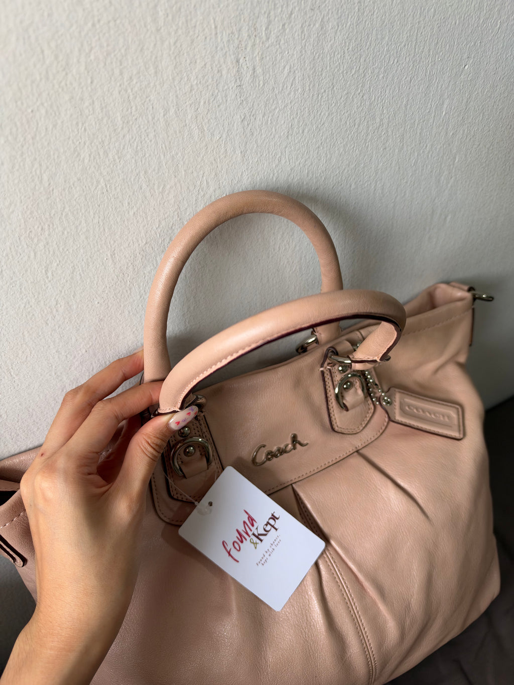 Coach Ashley Leather Satchel