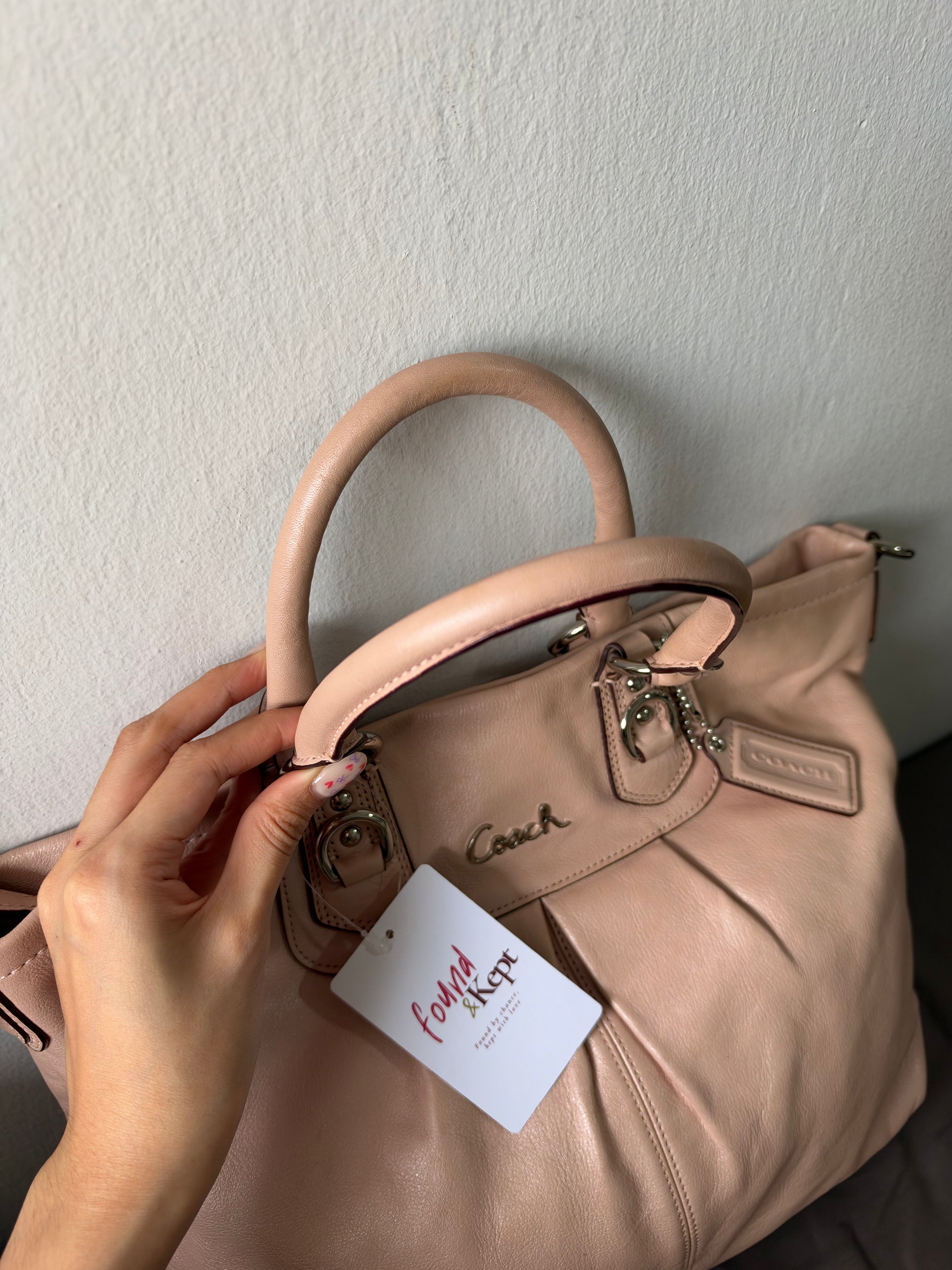 Coach Ashley Leather Satchel