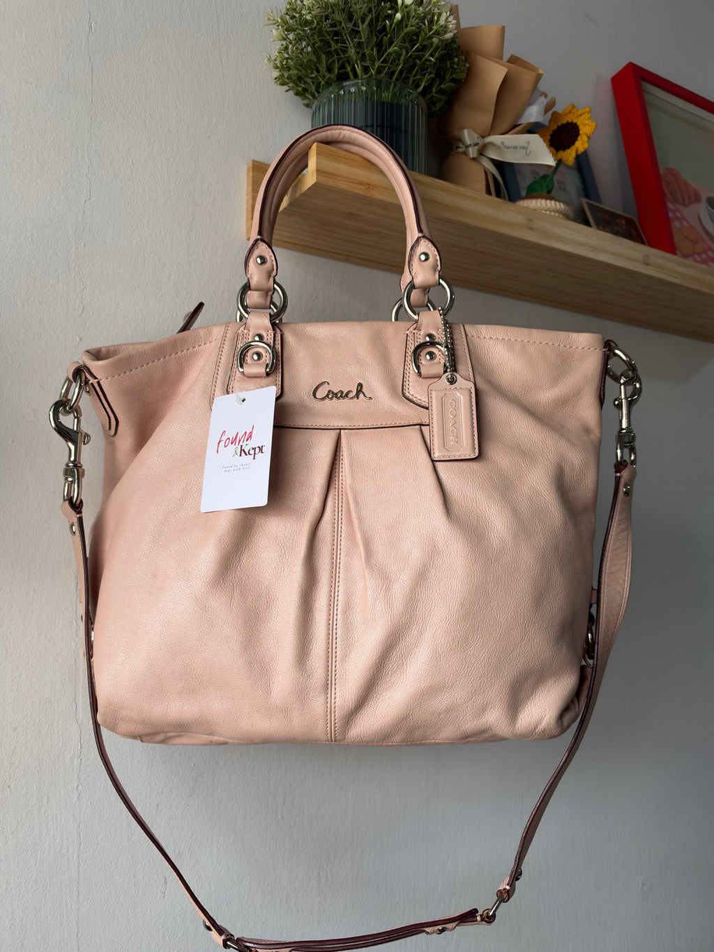Coach Ashley Leather Satchel