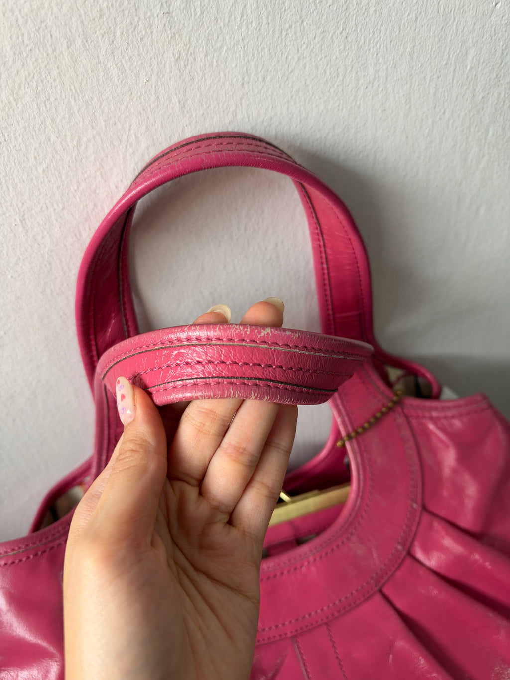Coach Ergo Pleated Framed Satchel