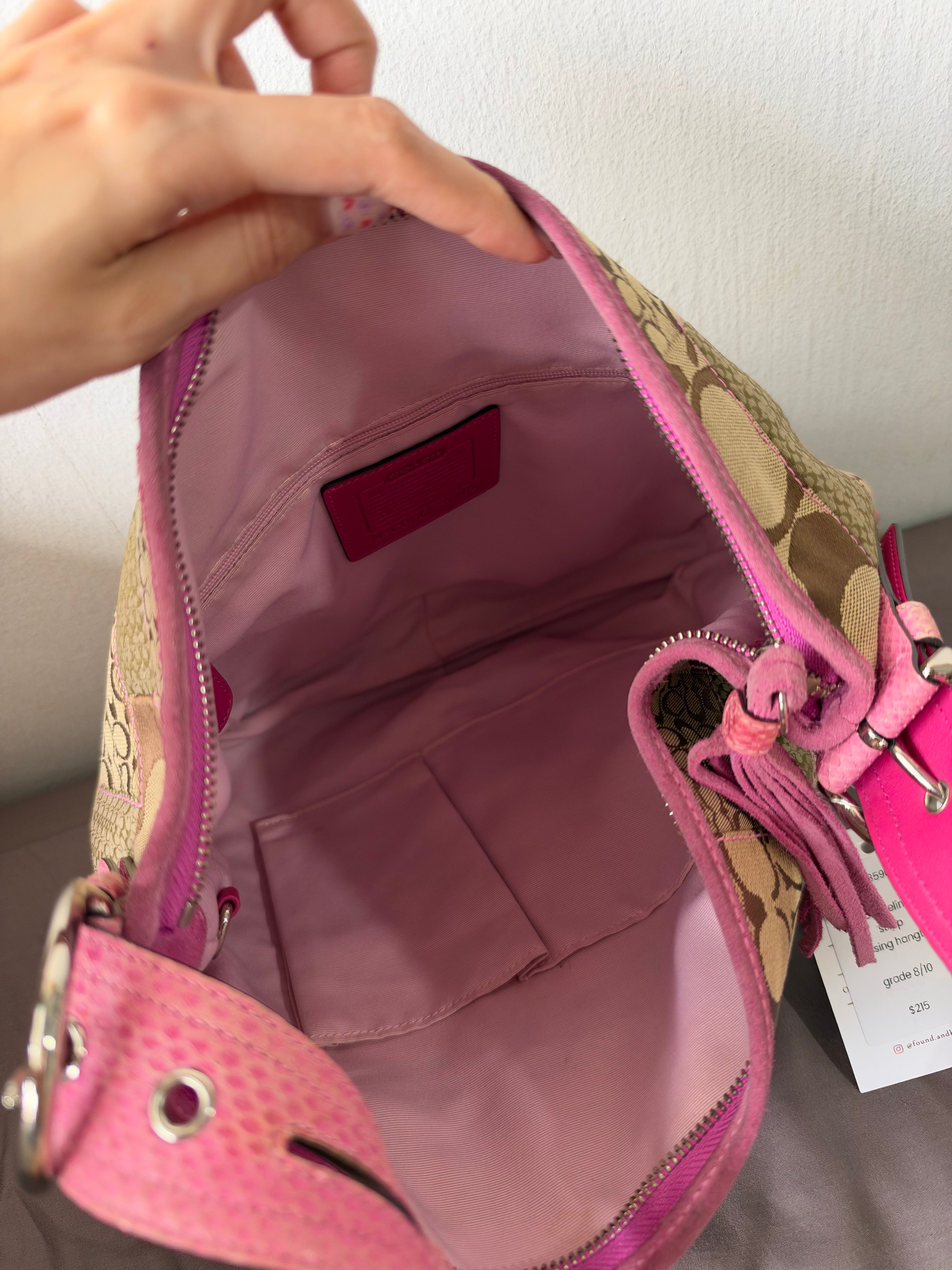 Coach Soho Signature Patchwork Hobo Bag