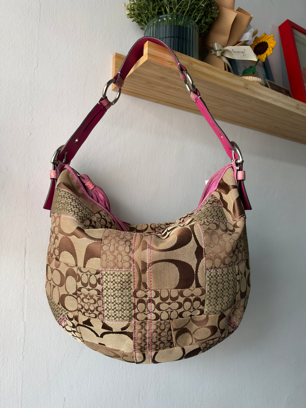 Coach Soho Signature Patchwork Hobo Bag