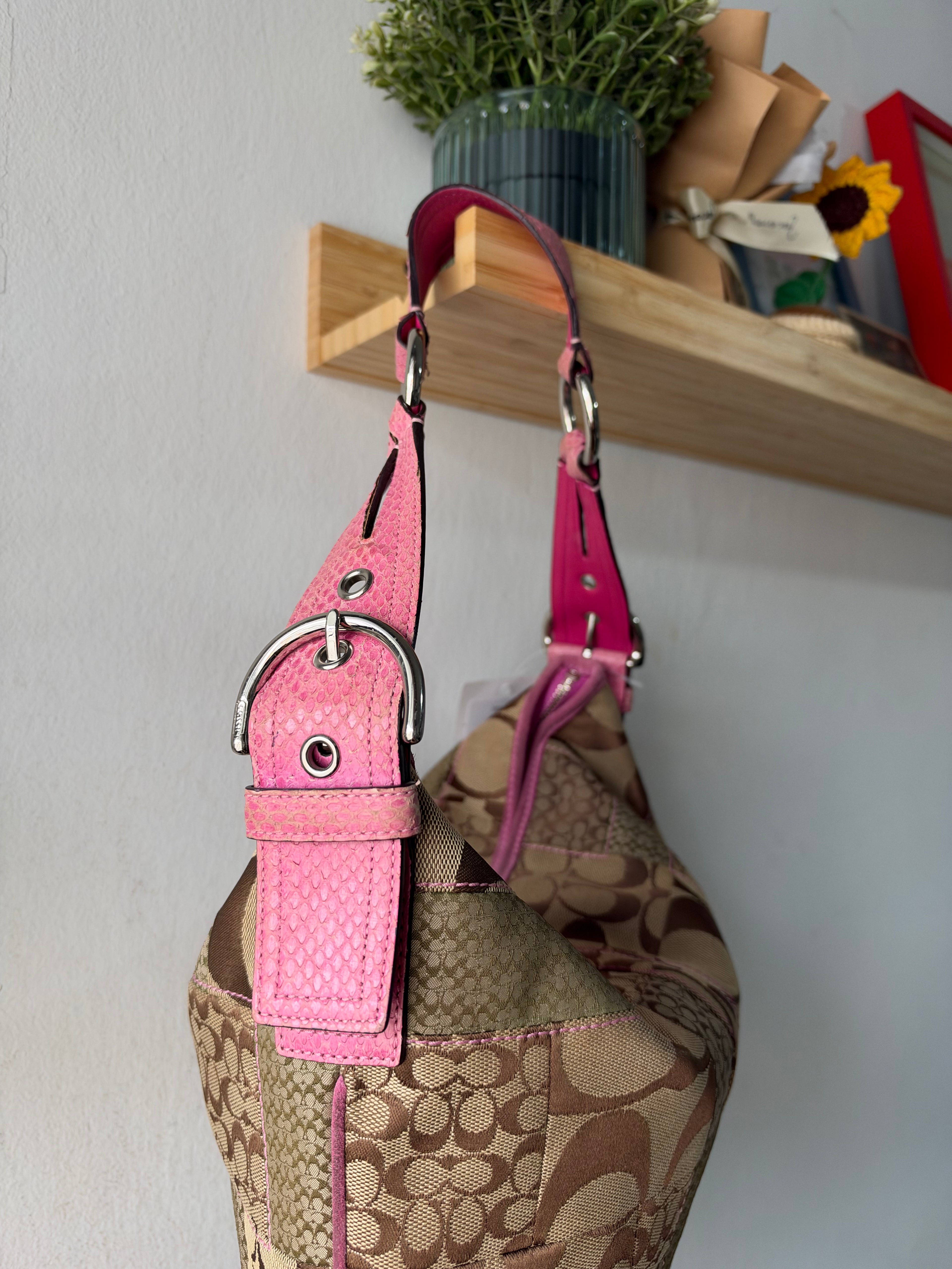 Coach Soho Signature Patchwork Hobo Bag
