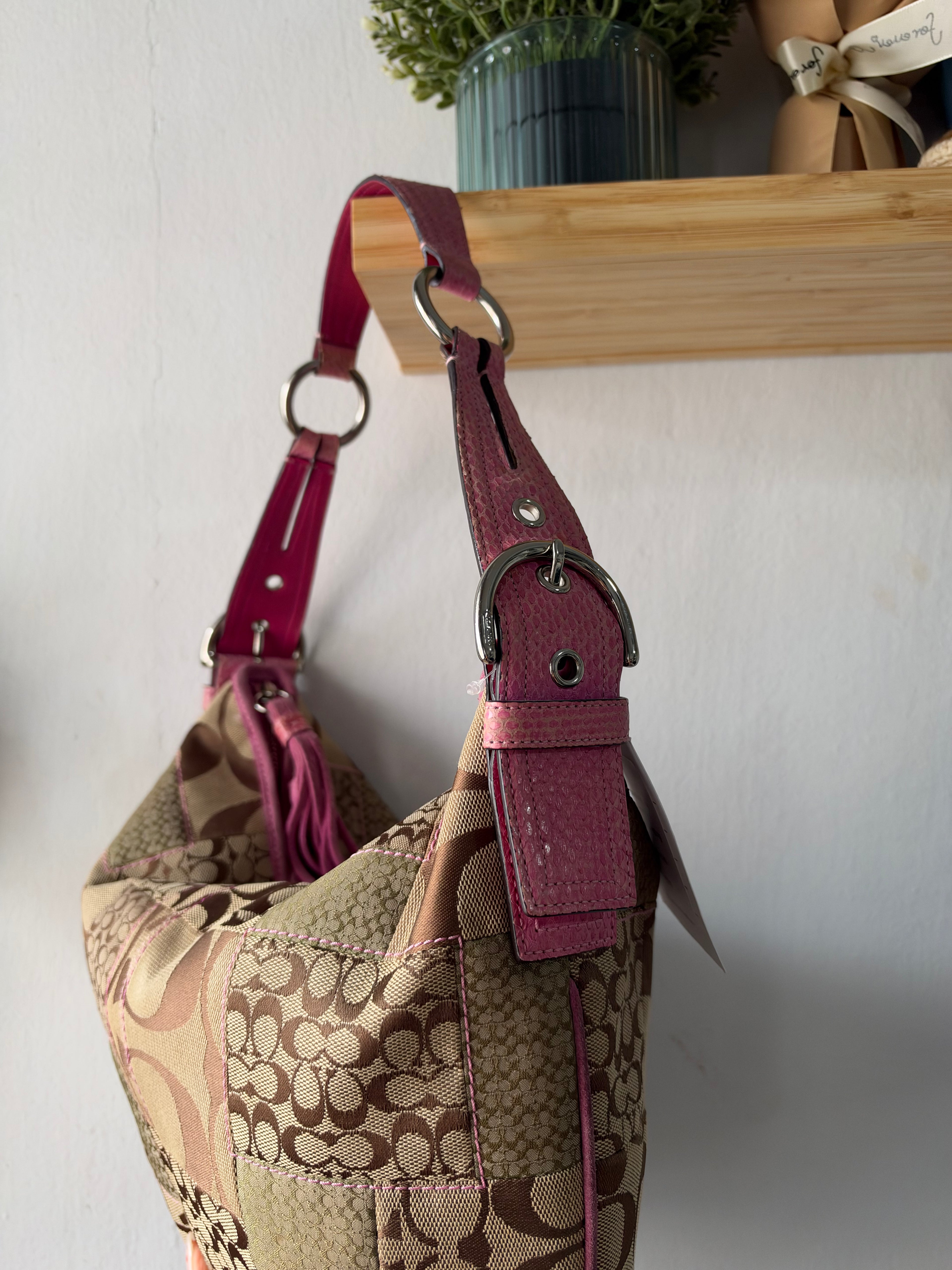 Coach Soho Signature Patchwork Hobo Bag