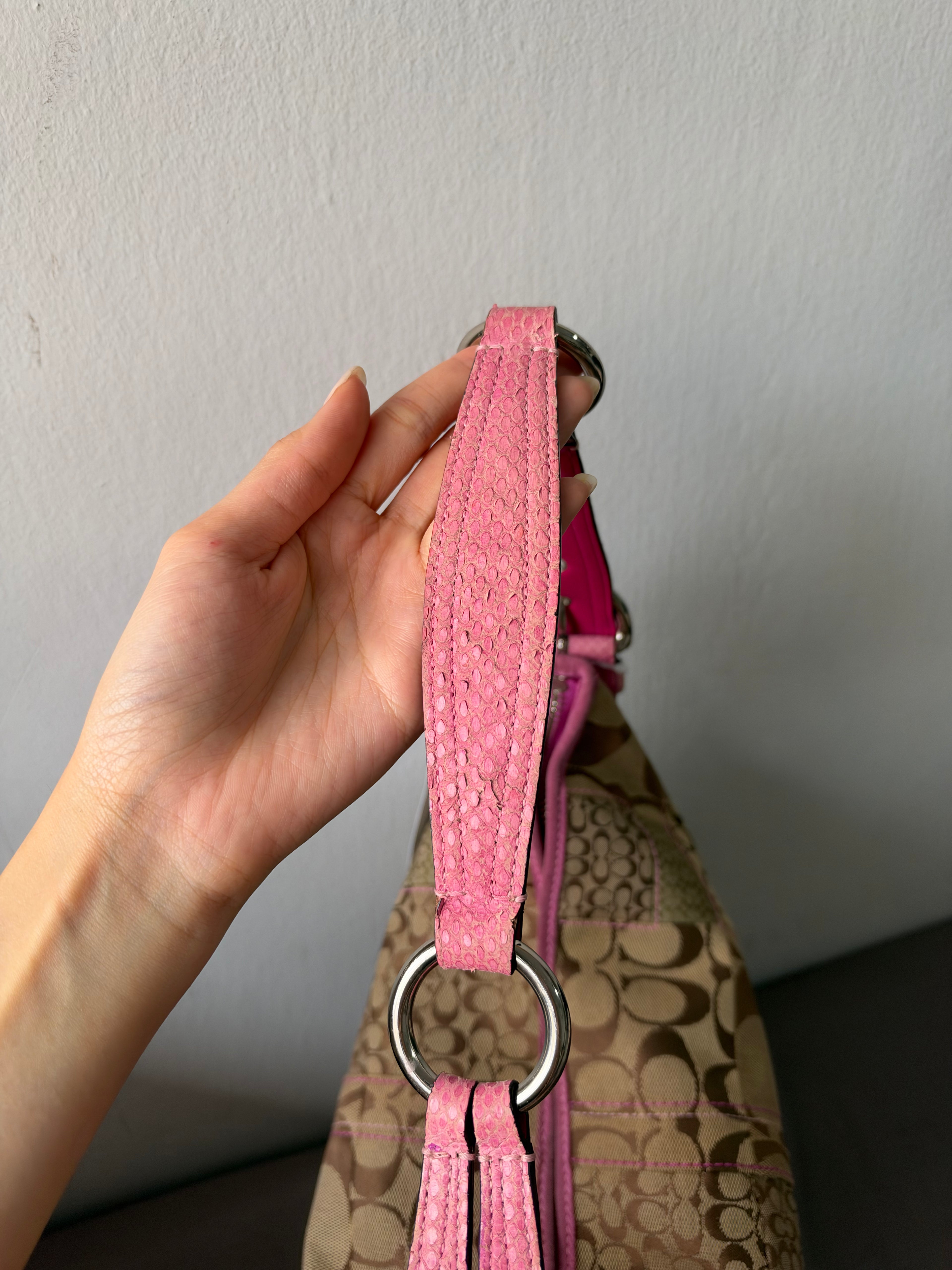 Coach Soho Signature Patchwork Hobo Bag