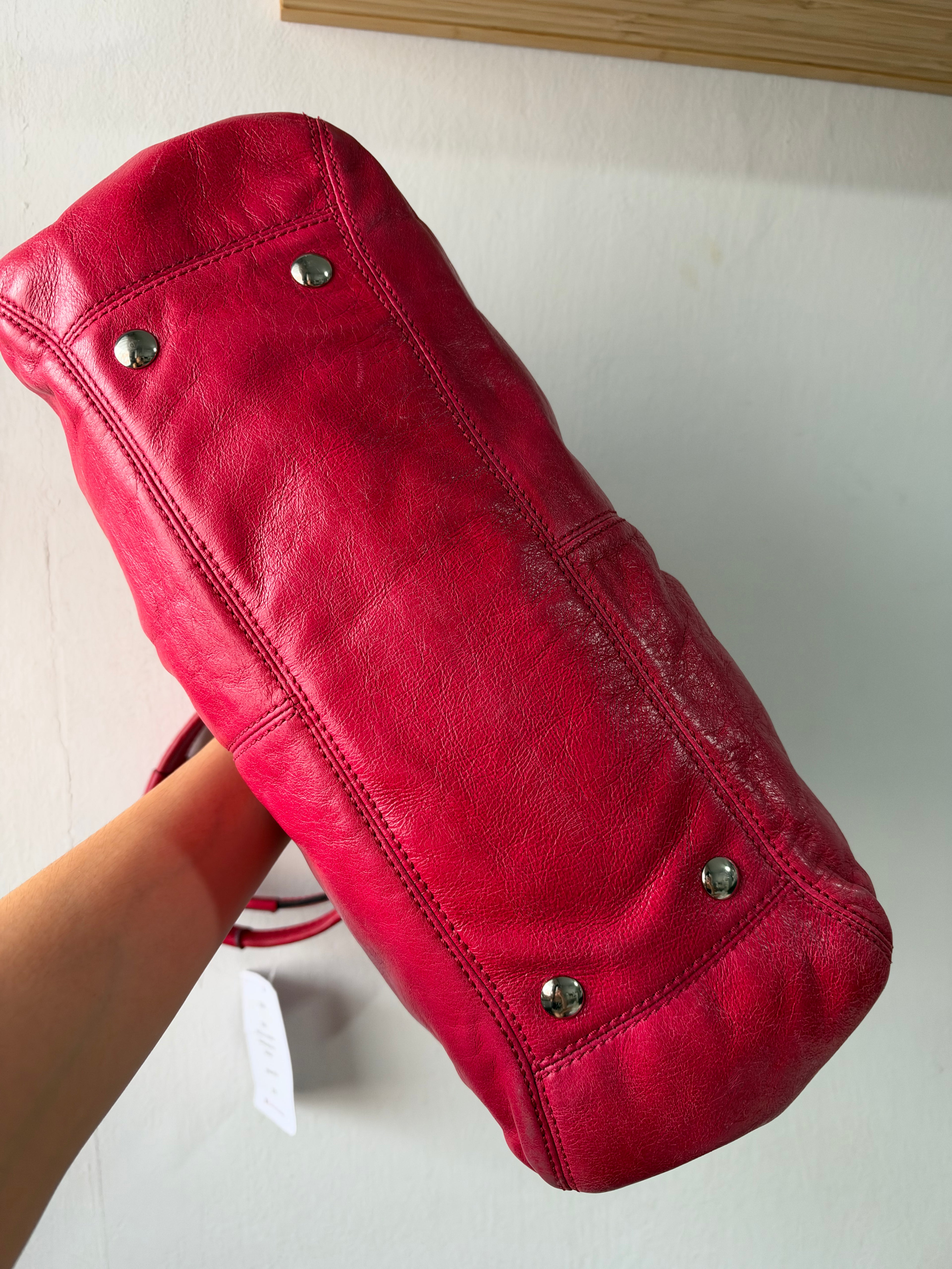 Coach Garnet Pleated Carryall
