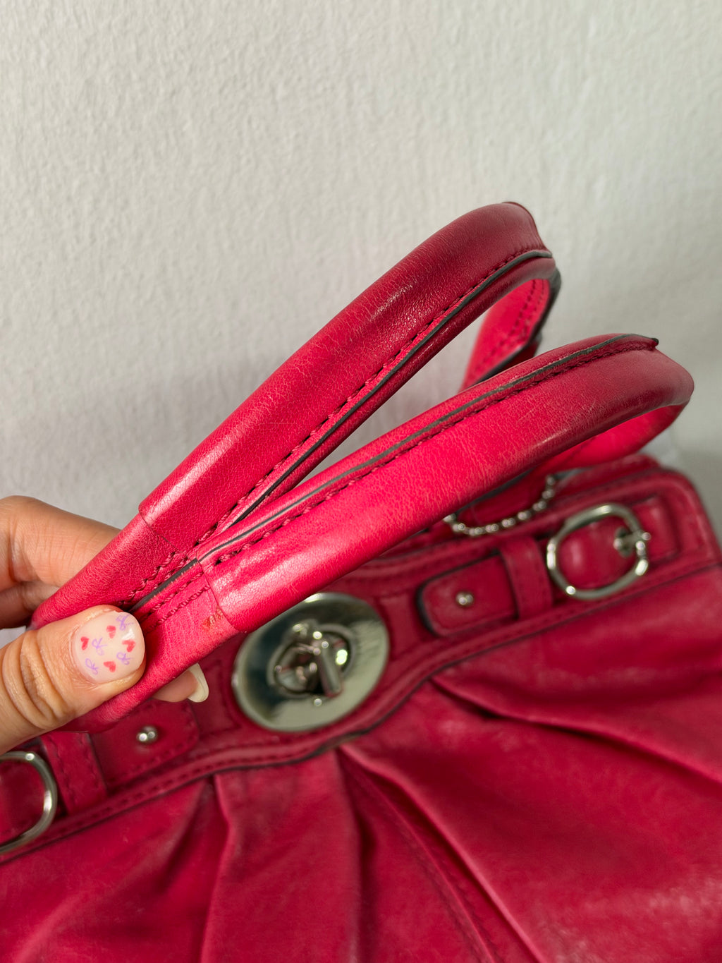 Coach Garnet Pleated Carryall