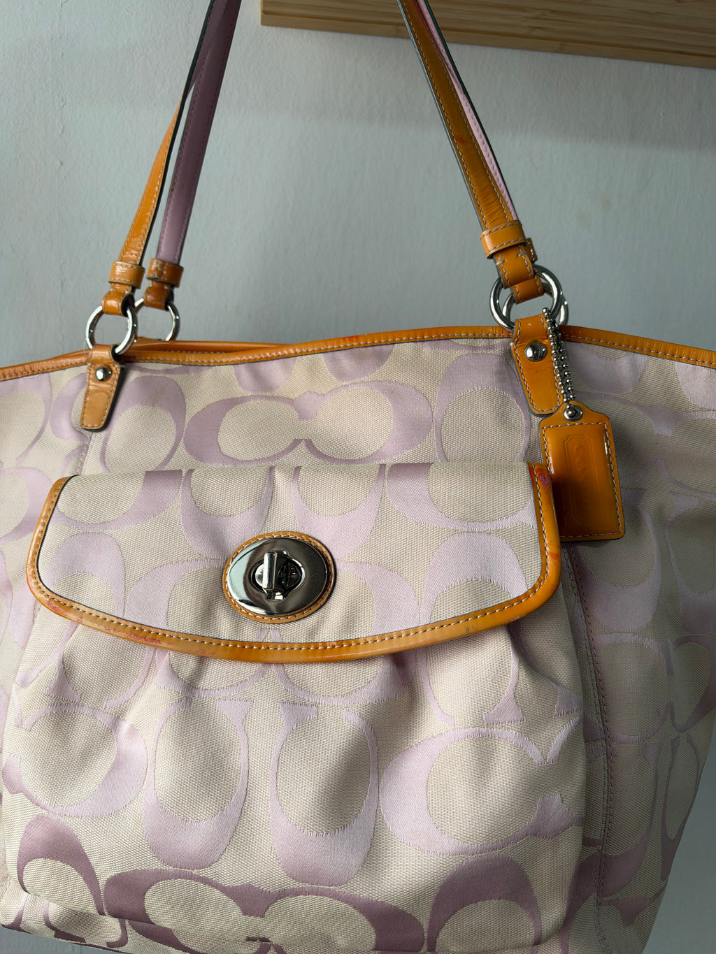 Coach Signature Leah Tote